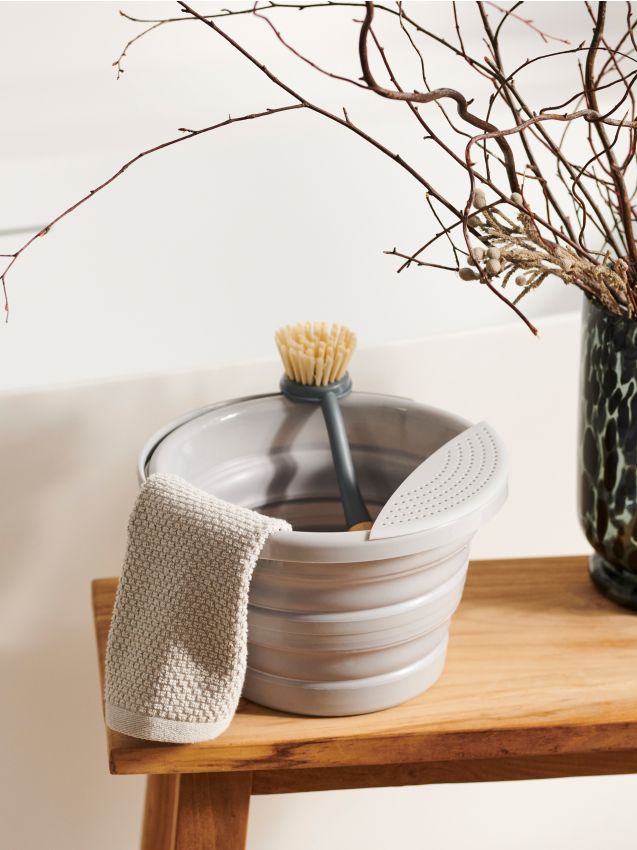 Sinsay - Găleată pliabilă - gri deschis