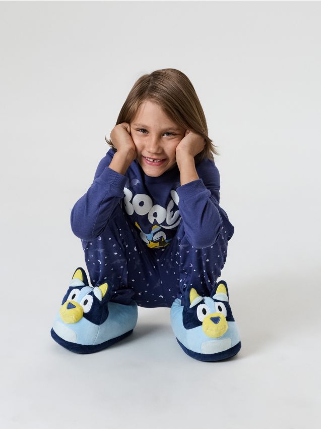 Sinsay - Papuci căptușiți Bluey - albastru-pal