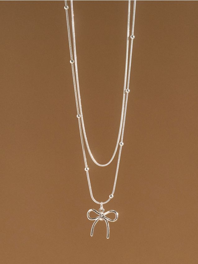 Sinsay - Súprava 2 retiazok - strieborná