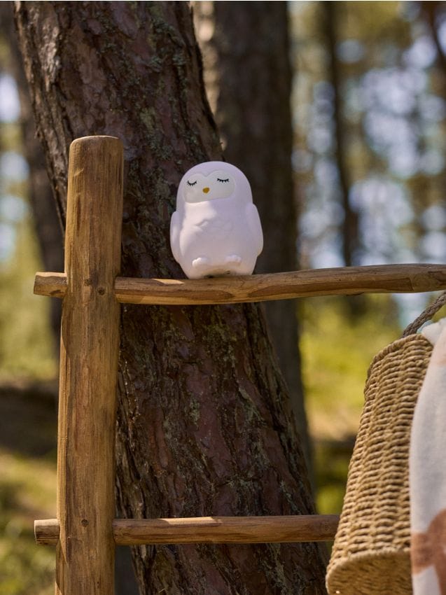 Sinsay - Lumină de noapte LED pentru copii în formă de bufniță - alb