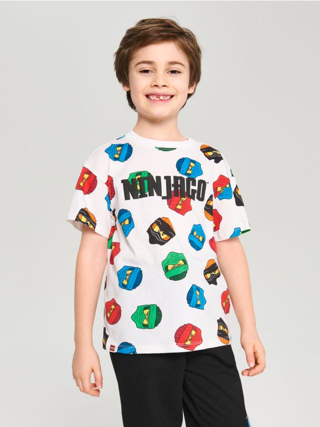 Sinsay - Tricou Ninjago - alb