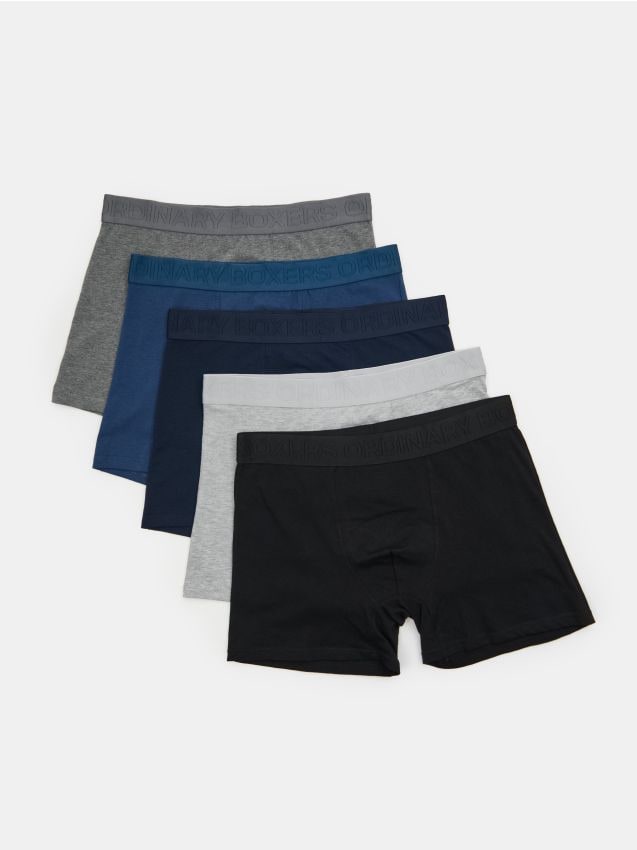 Sinsay - Boxeri din bumbac Classic, set de 5 - multicolor