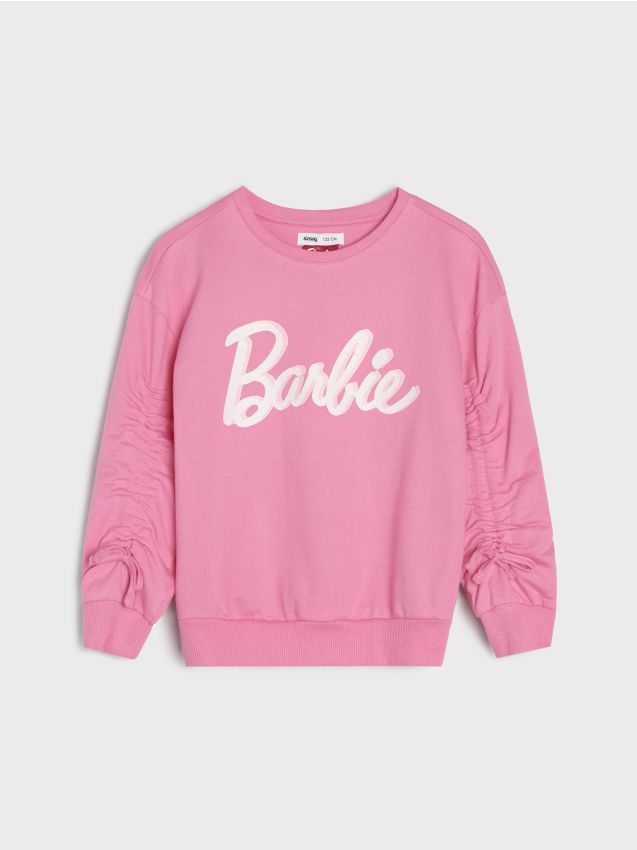 Dukserica s naboranim rukavima Barbie - SINSAY