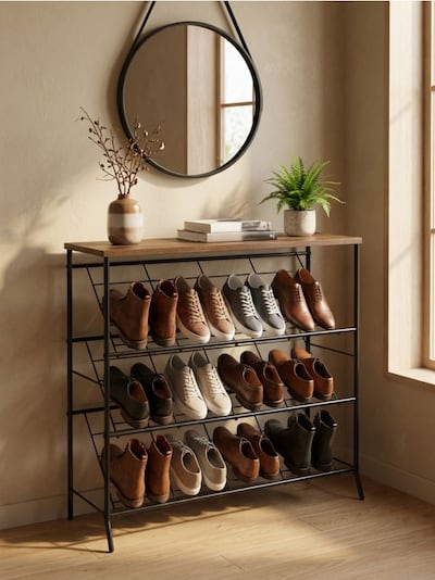 Polica za obuću sa gornjom policom