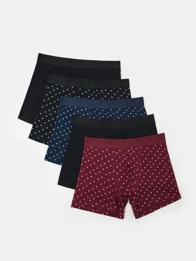 Sinsay - Boxeri din bumbac, set de 5 - multicolor