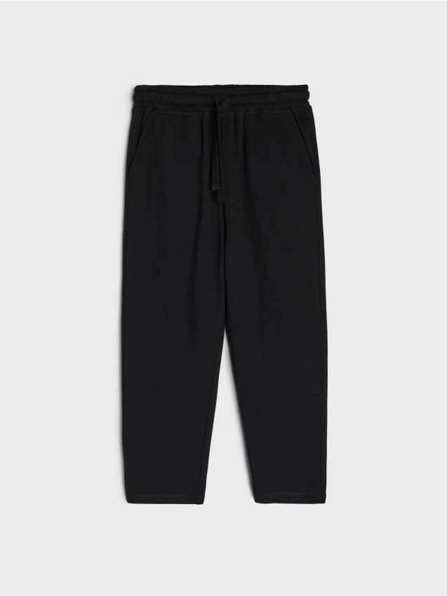 Sinsay - Pantaloni de trening carrot fit - negru