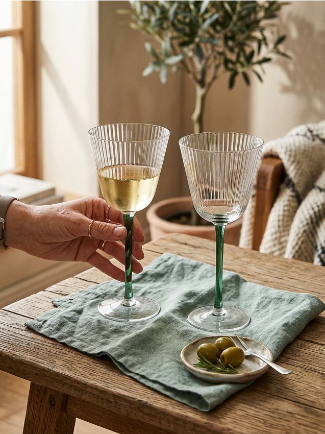 Sinsay - Set de 2 pahare - alb