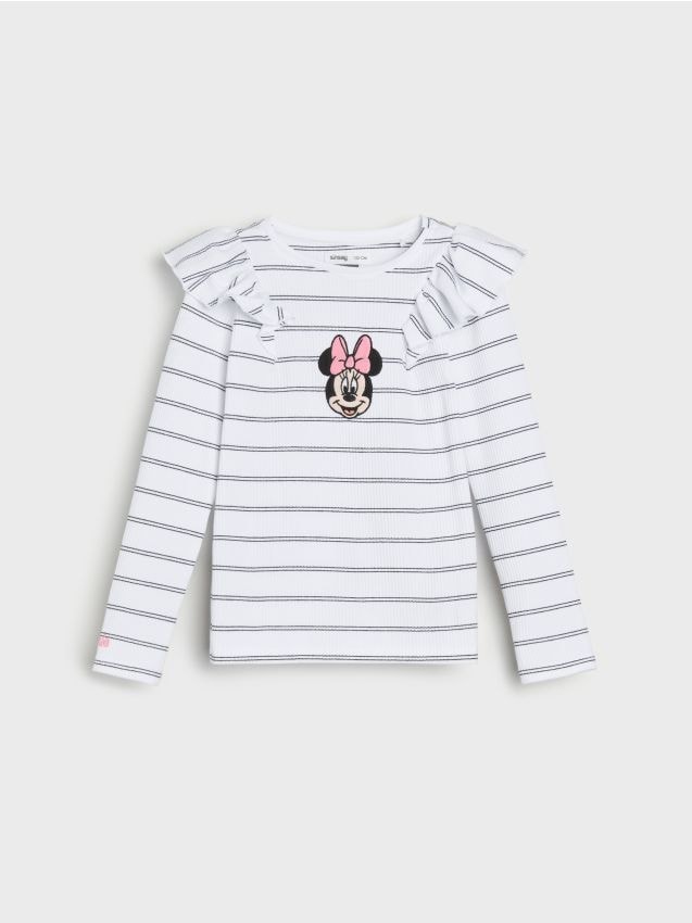 Sinsay - Tričko s dlhými rukávmi Minnie Mouse - viacfarebná