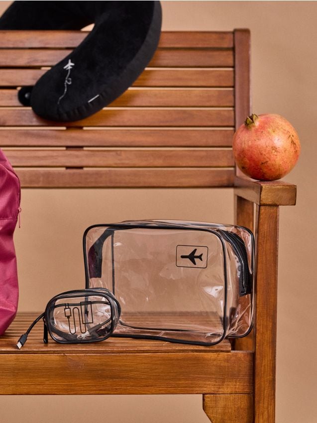 Sinsay - Organizatoare pentru valiză - alb