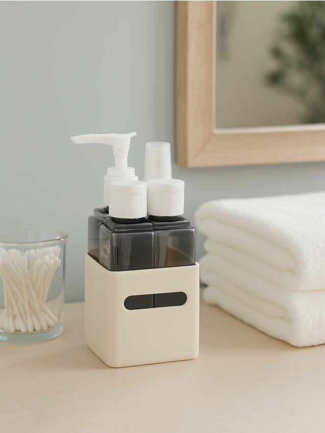 Sinsay - Cestovná sada fľaštičiek - krémová