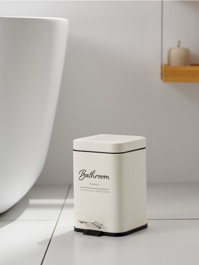 Sinsay - Odpadkový kôš - krémová