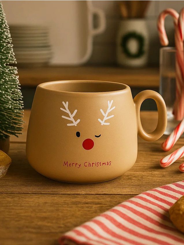 Sinsay - Hrnček so sviatočným motívom - béžová