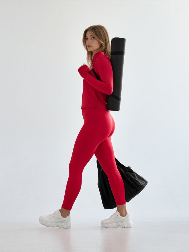 Sinsay - Sneakers cu șireturi - alb