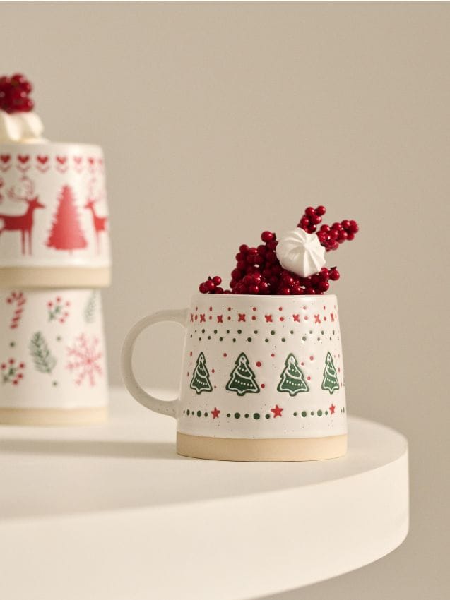 Sinsay - Hrnček so sviatočným motívom - zelená