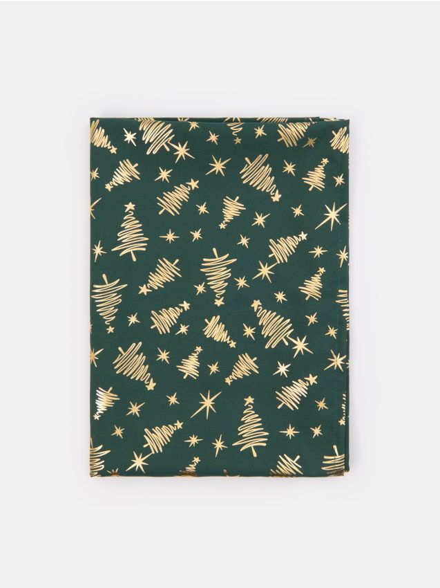 Sinsay - Stolový behúň so vzorom vianočných stromčekov - viacfarebná