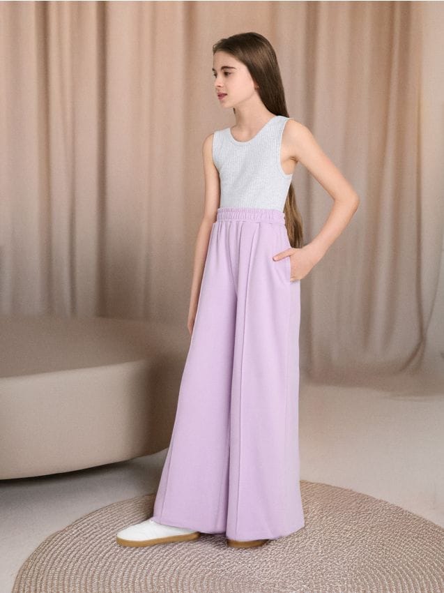 Wide leg hlače - SINSAY