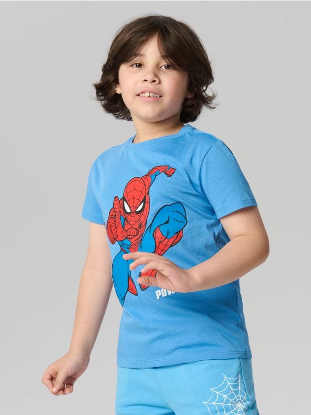 Sinsay - Set de tricouri din bumbac cu mânecă scurtă Spider-Man 2 pack - multicolor