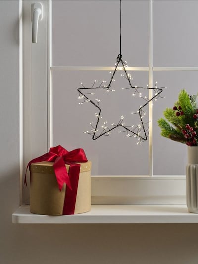 Vánoční LED světýlka ve tvaru hvězdy