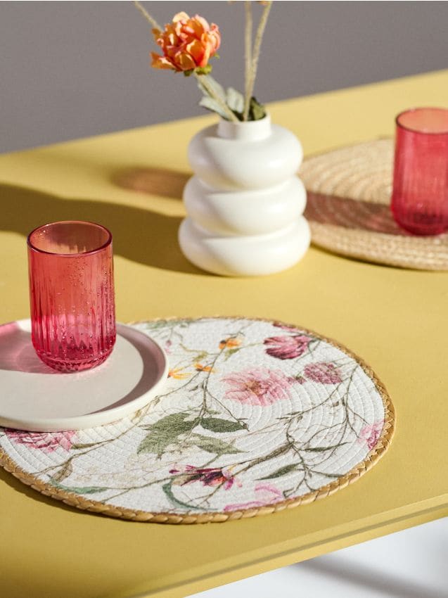 Sinsay - Suport de masă cu motiv floral - multicolor
