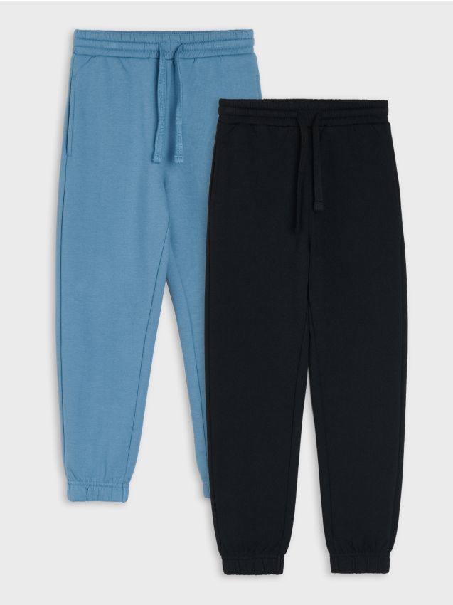 Sinsay - Set de 2 perechi de pantaloni sport jogger - mid blue