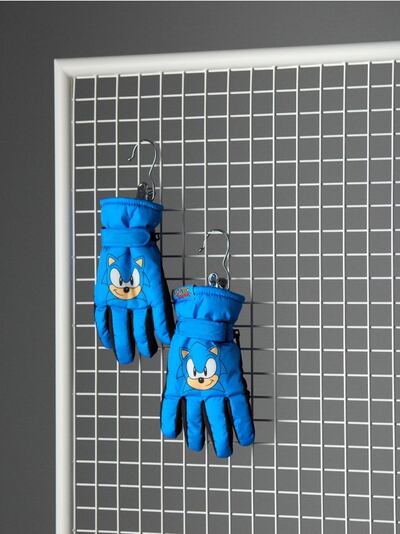 Lyžařské rukavice Sonic the Hedgehog