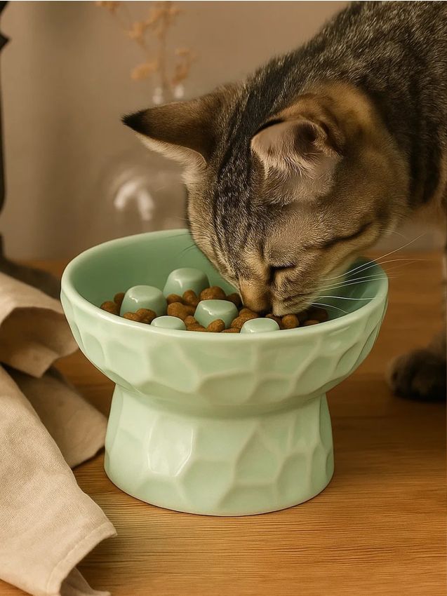 Sinsay - Miska spomaľujúca kŕmenie pre psov a mačky - bledozelená