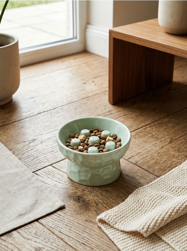 Sinsay - Bol care încetinește hrănirea pentru câini și pisici - verde-pal