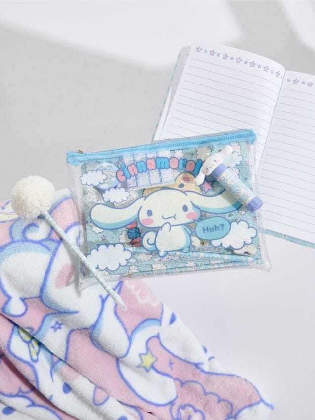 Sinsay - Set de articole de papetărie 11 pack Cinnamoroll - light blue