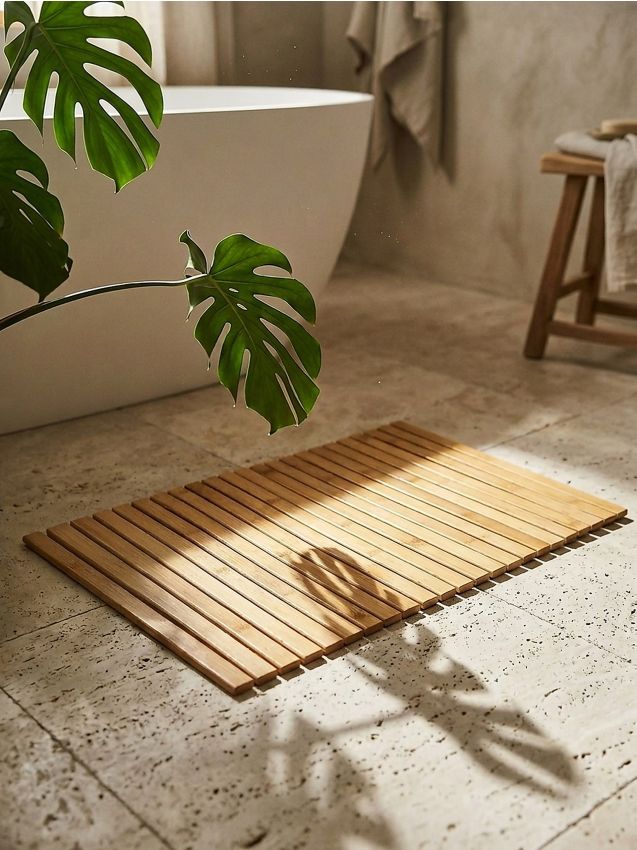 Sinsay - Covoraș de baie cu motiv de Crăciun - bej