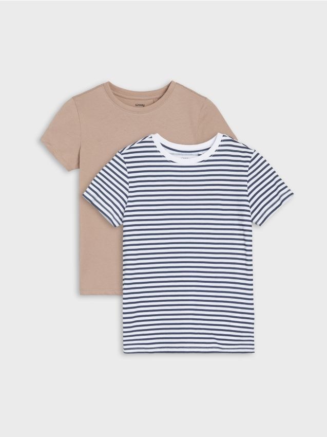 Sinsay - Súprava 2 tričiek - biela