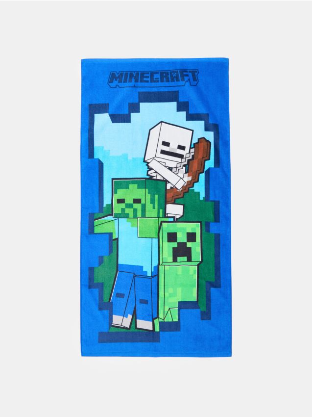 Sinsay - Bavlnený uterák Minecraft - viacfarebná