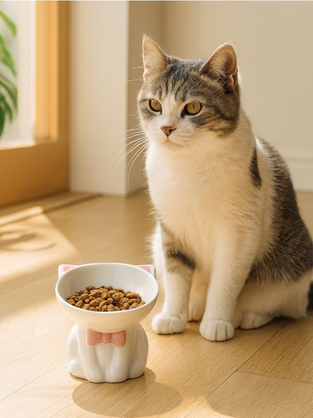 Sinsay - Dolomitová miska pre mačku - pastelová ružová