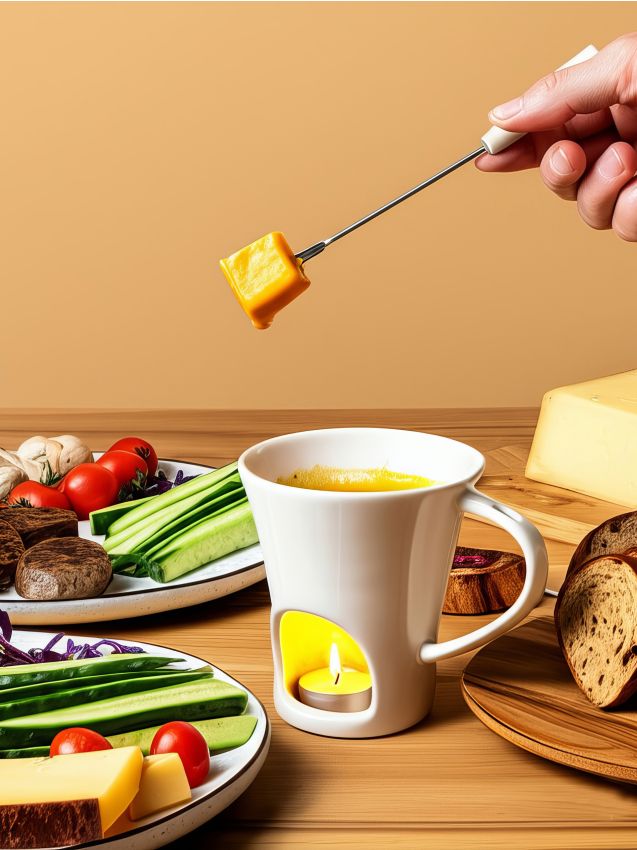 Sinsay - Sada na fondue - biela