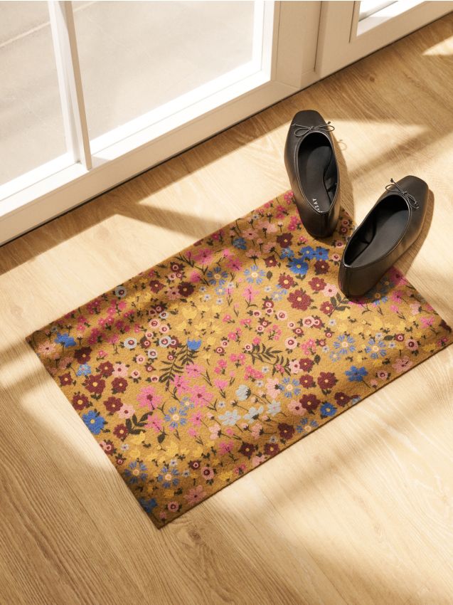 Sinsay - Covoraș de intrare cu motiv floral - multicolor