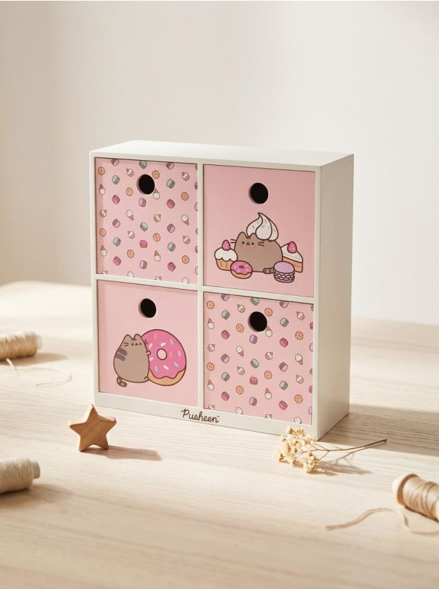 Sinsay - Dulăpior pentru copii cu sertare Pusheen - roz-pastel