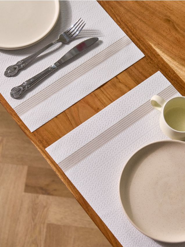 Sinsay - Súprava 2 podložiek na stôl - krémová