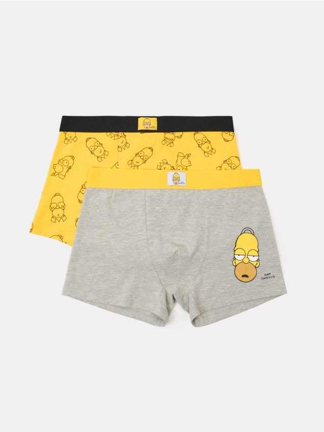 Sinsay - Boxeri din bumbac The Simpsons 2 pack - multicolor