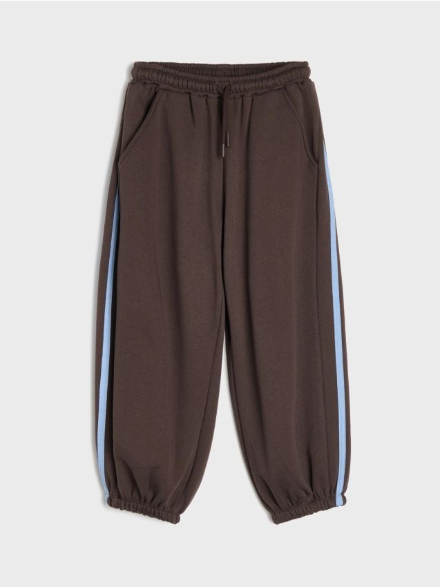 Sinsay - Pantaloni de trening balloon - maro