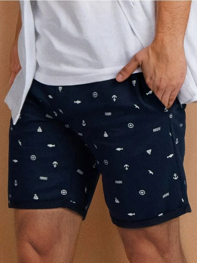 Sinsay - Pantaloni scurți - bleumarin