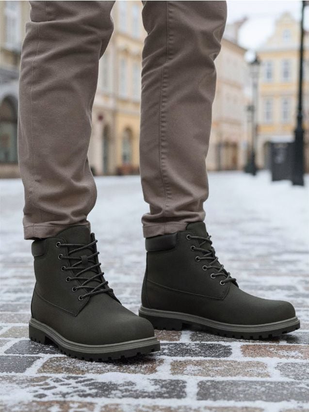 Sinsay - Trapper Topánky - čierna