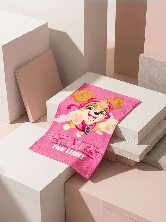 Sinsay - Prosop din bumbac PAW Patrol - roz-aprins