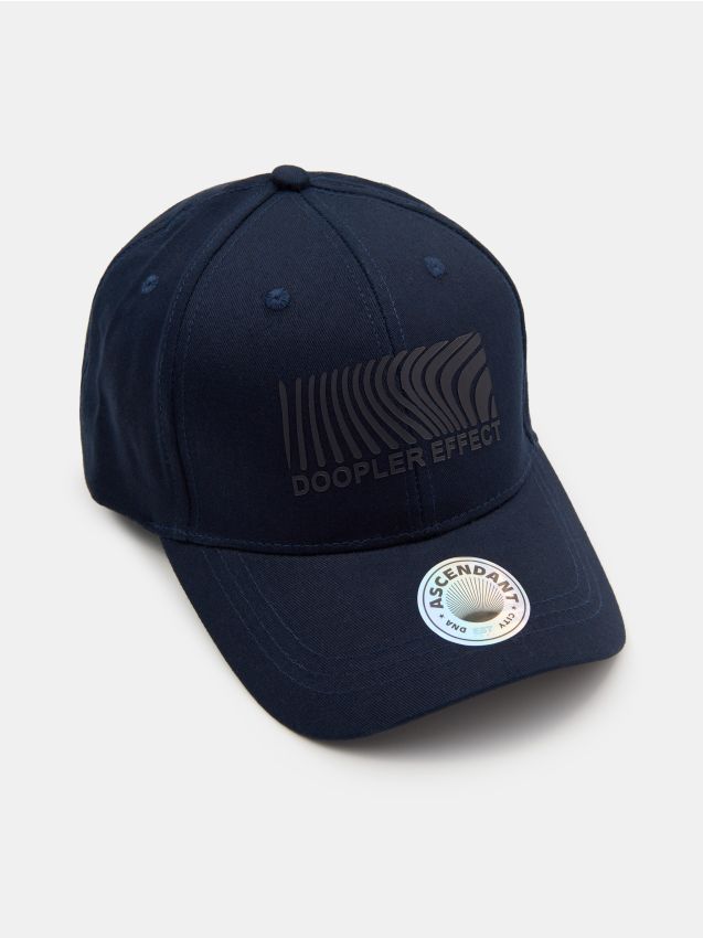 Sinsay - Șapcă de baseball din bumbac - bleumarin