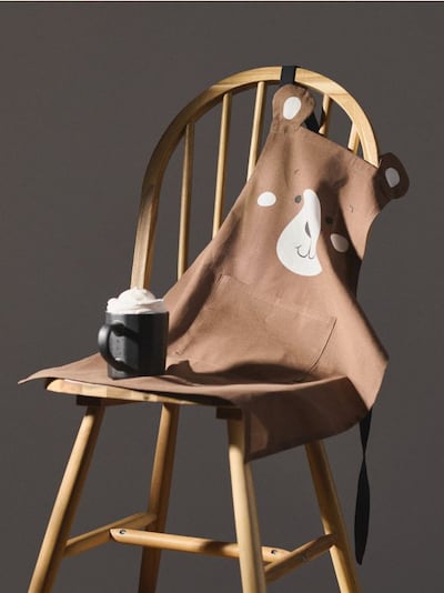 Zástěra s motivem medvídka