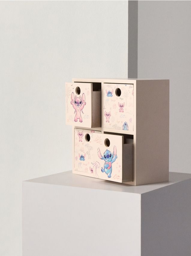 Sinsay - Dulăpior pentru copii cu sertare Stitch - bej