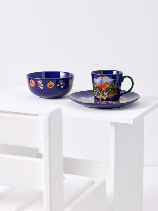 Sinsay - Cană ceramică cu motiv PAW Patrol și dinozauri - multicolor