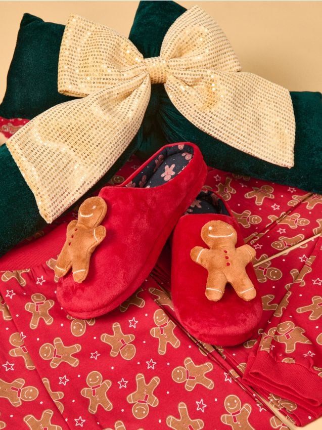 Sinsay - Papuče so sviatočným motívom - viacfarebná