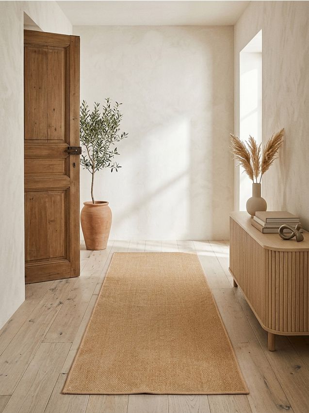 Sinsay - Covor cu finisaj chenille - brun-auriu