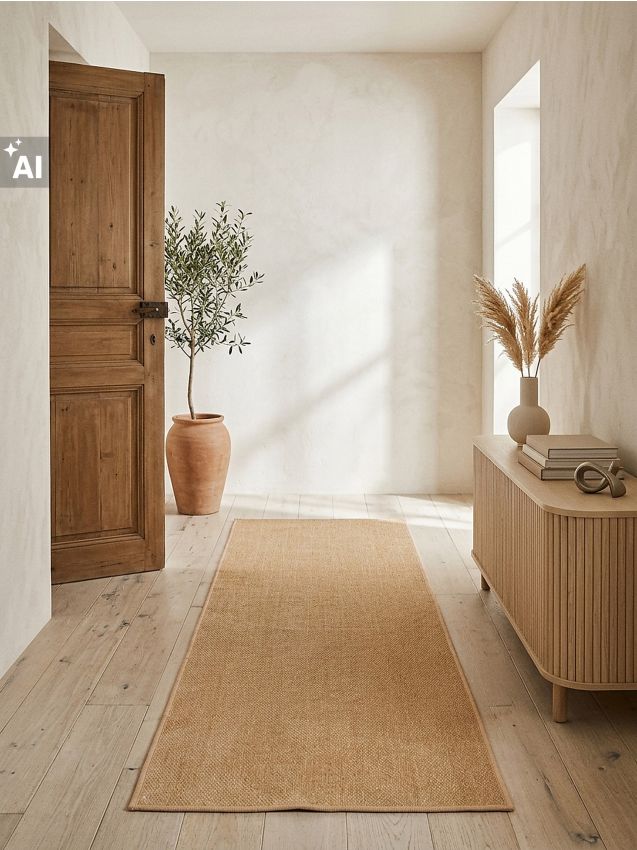 Sinsay - Covor cu finisaj chenille - brun-auriu