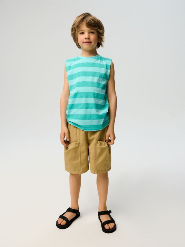 Sinsay - Tricou cu mânecă scurtă - turcoaz