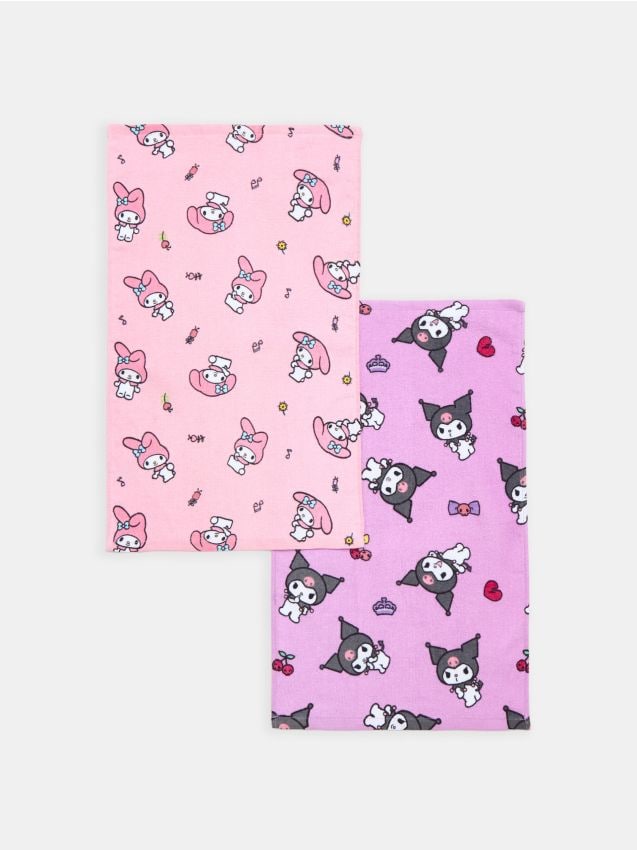 Sinsay - Prosoape Hello Kitty set de 2 - violet-orhidee